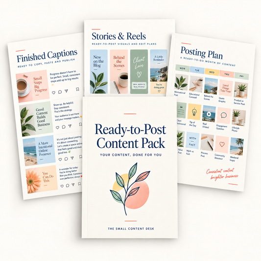 Ready-to-Post Content Pack